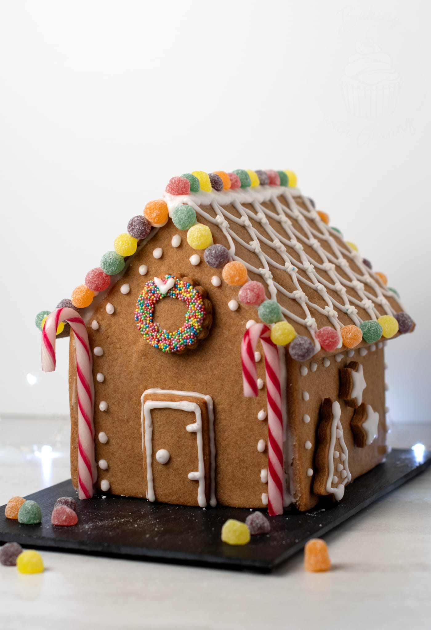 Gingerbread House with regard to Gingerbread House Recipe and Template Uk