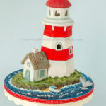 Gingerbread Lighthouse Cookie Cutter Set   Etsy Inside Lighthouse Gingerbread House Template