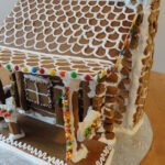 Gingerbread Log Cabin Part 1 Pertaining To Gingerbread House With Porch Template