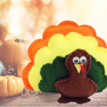 Gobble, Gobble! Hand Sew A Diy Turkey Centerpiece For Thanksgiving Inside Felt Turkey Centerpiece Template