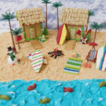 Graham Cracker Beach House & Peanut Butter Cookie Surfboards For Gingerbread Beach House Template