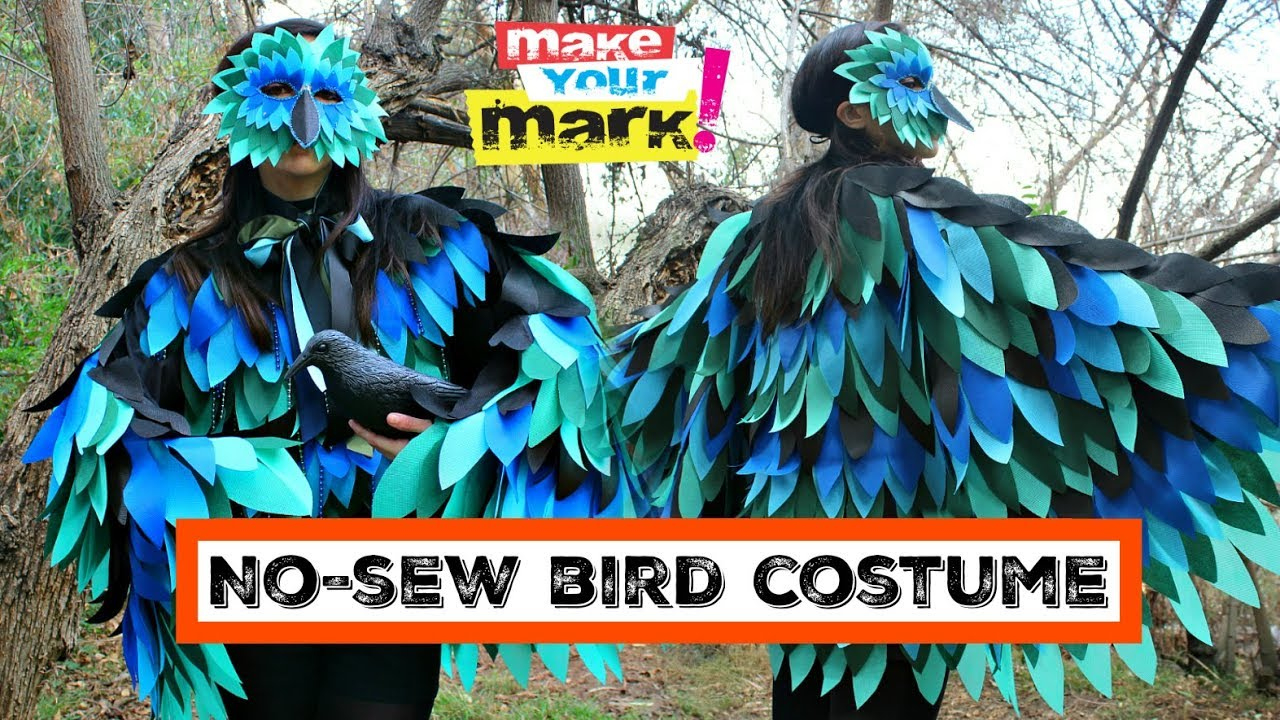 Halloween Bird Costume intended for Costume Feather Template