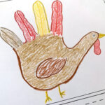 Hand Turkey Thanksgiving Craft With Printable Template In Turkey Hands Template