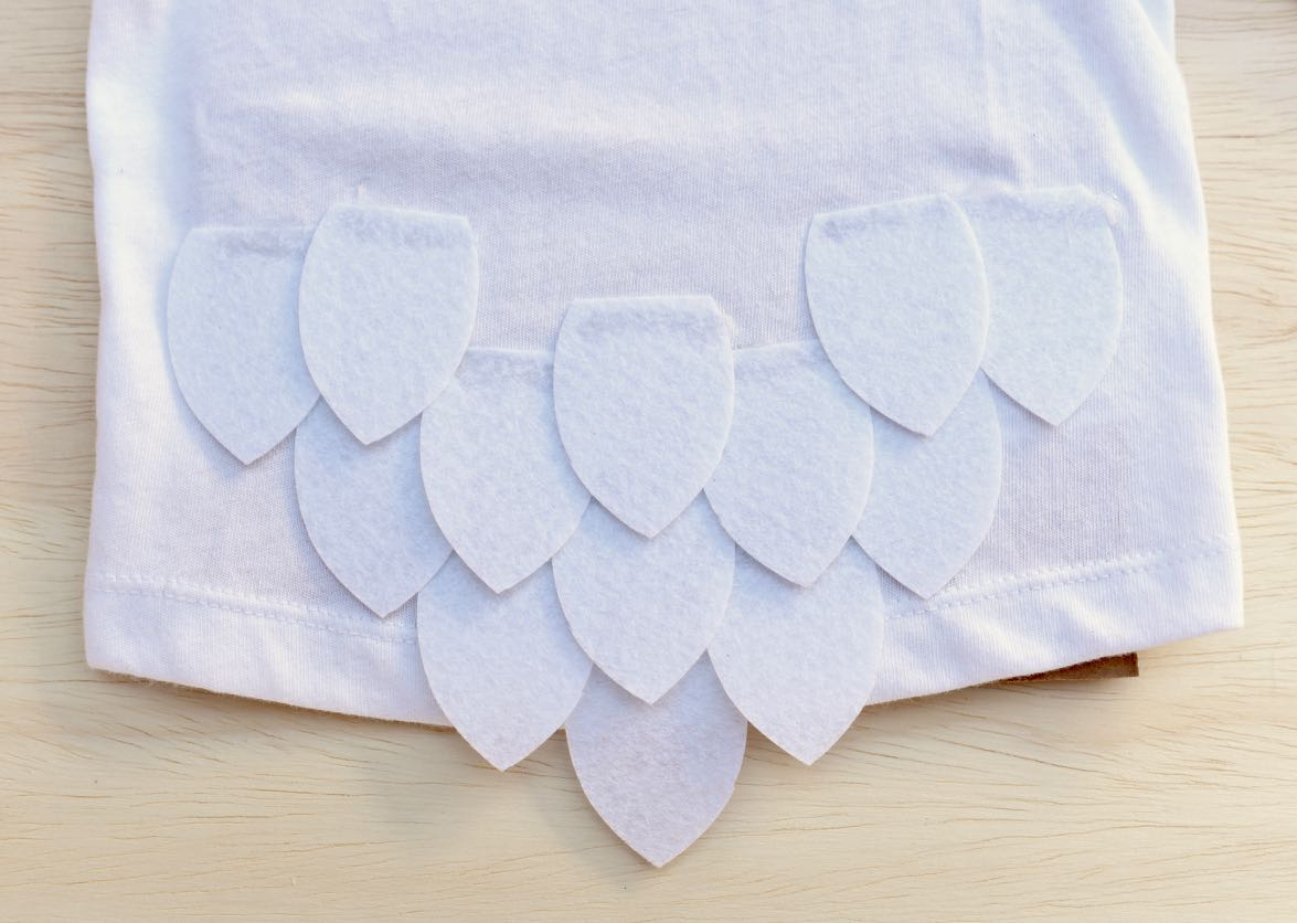 Hedwig Baby Owl Costume Diy {No-Sew} - Make Life Lovely inside Costume Feather Template