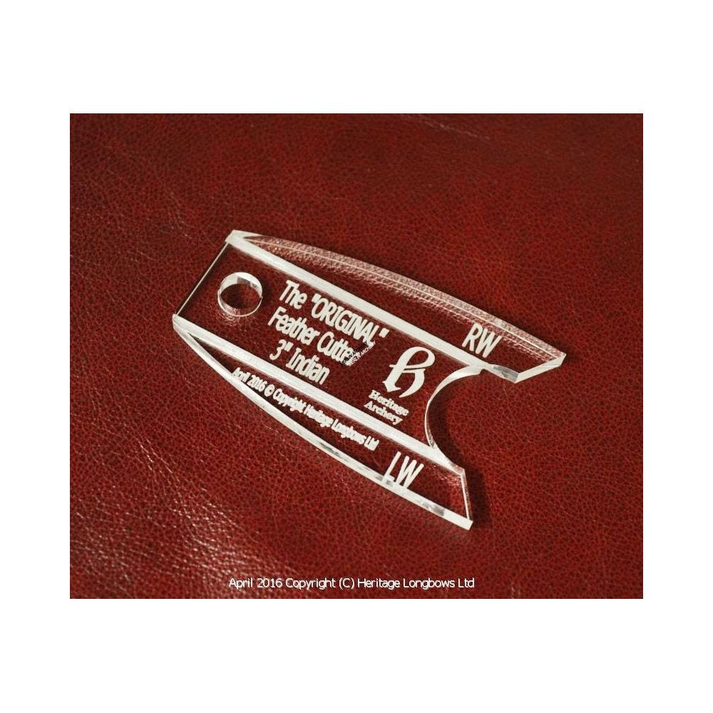 Heritage Feather Cutting Template - Indian | Merlin Archery pertaining to Indian Feather Cut Out Template