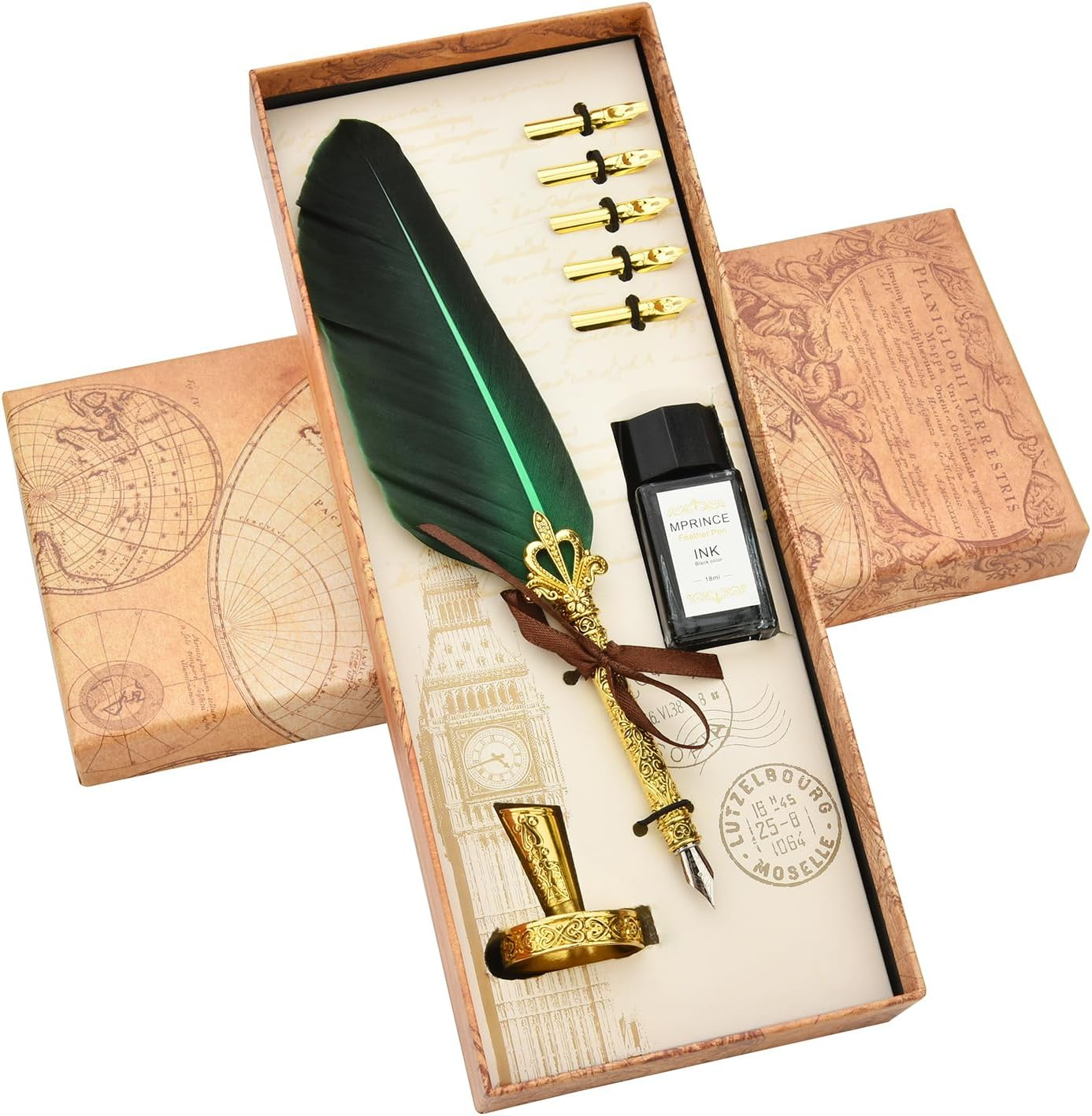 Hethrone Feather Pen Ink Set - Calligraphy Quill Pen India | Ubuy with Feather Ink Greetings After Effects Template