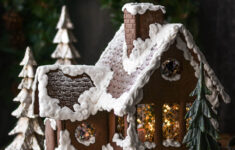 High Altitude Gingerbread House Recipe for Homemade Gingerbread House Template