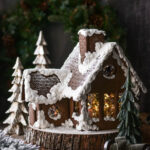 High Altitude Gingerbread House Recipe Regarding Cute Gingerbread House Template