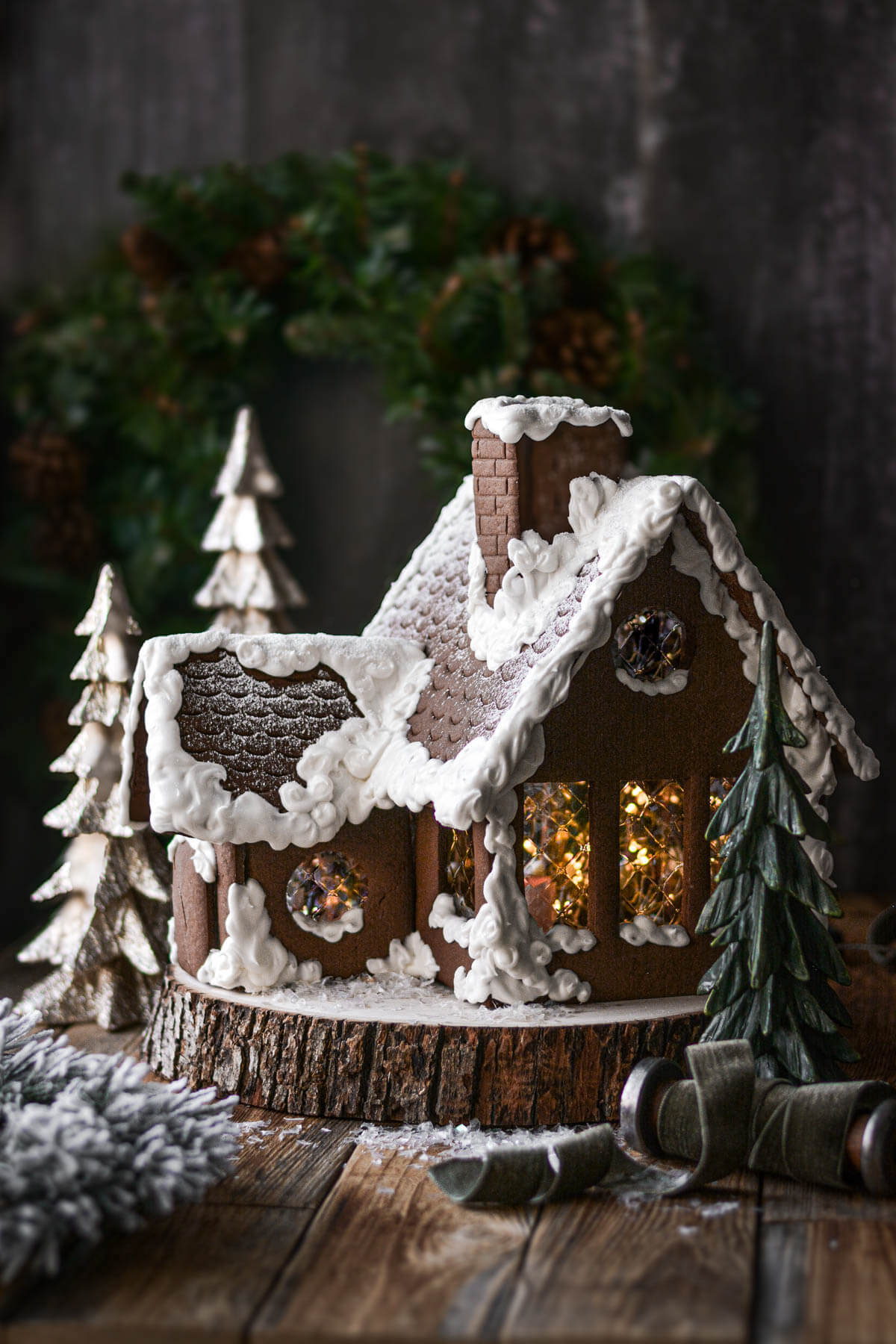 High Altitude Gingerbread House Recipe within Gingerbread House Icing Template