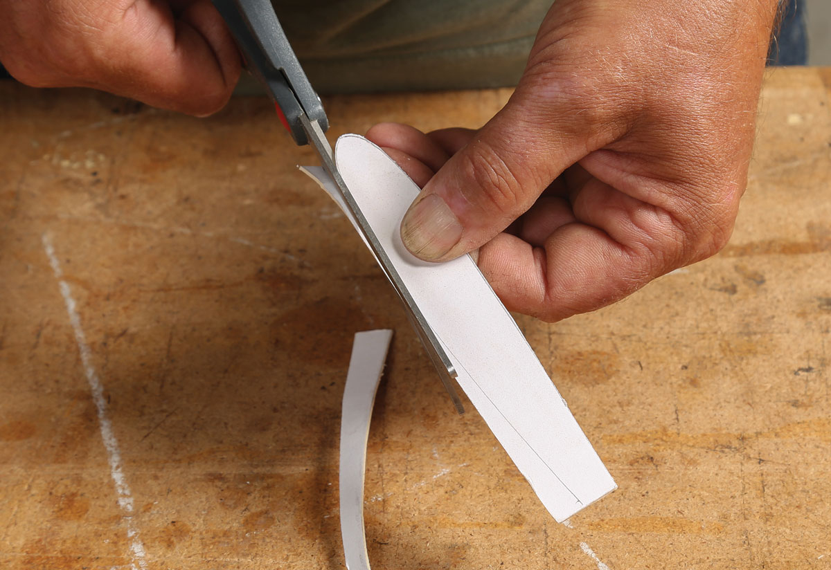 High-Flying Feather Veneer - Finewoodworking inside Router Feather Shape Template