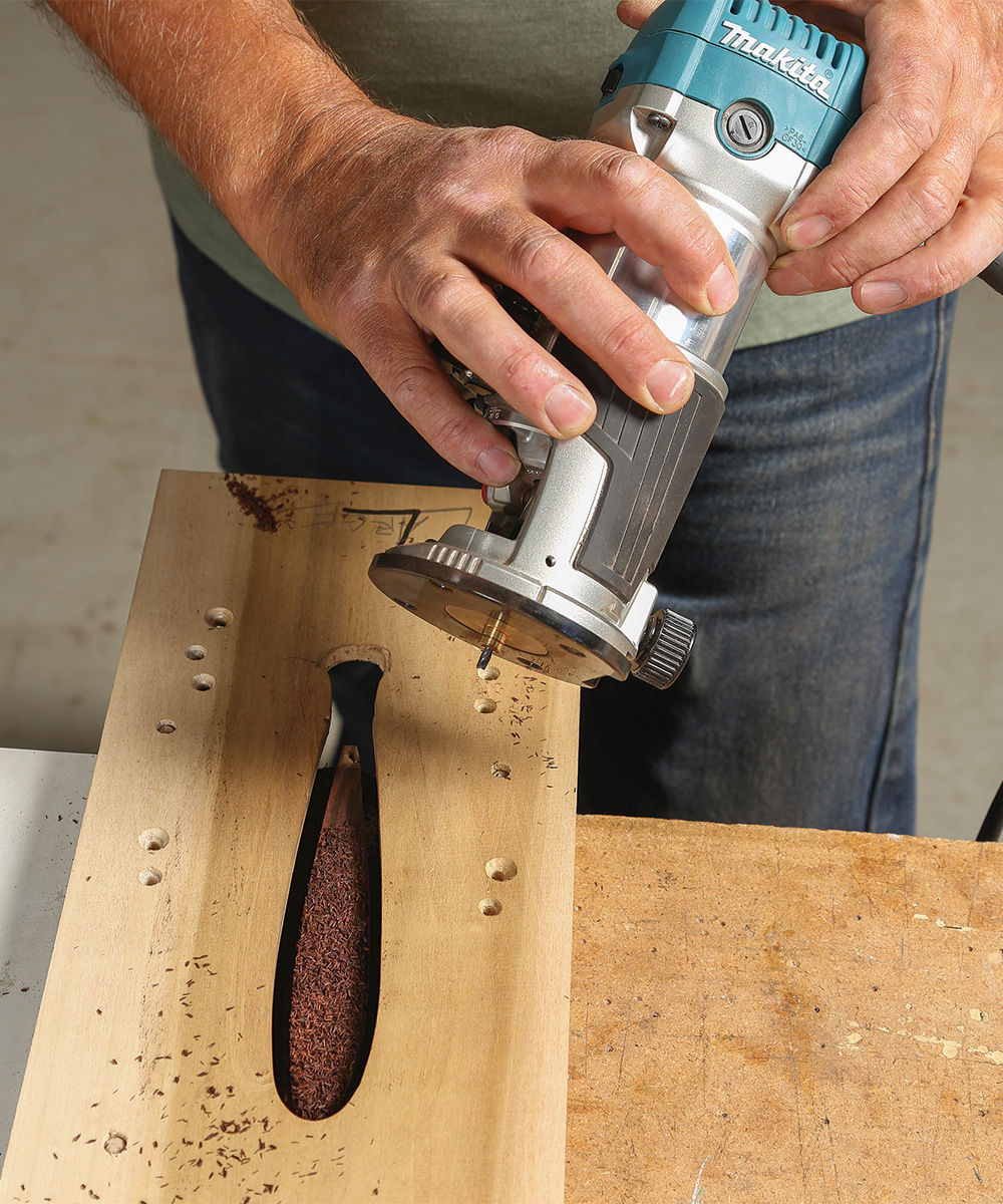 High-Flying Feather Veneer - Finewoodworking regarding Router Feather Shaped Template