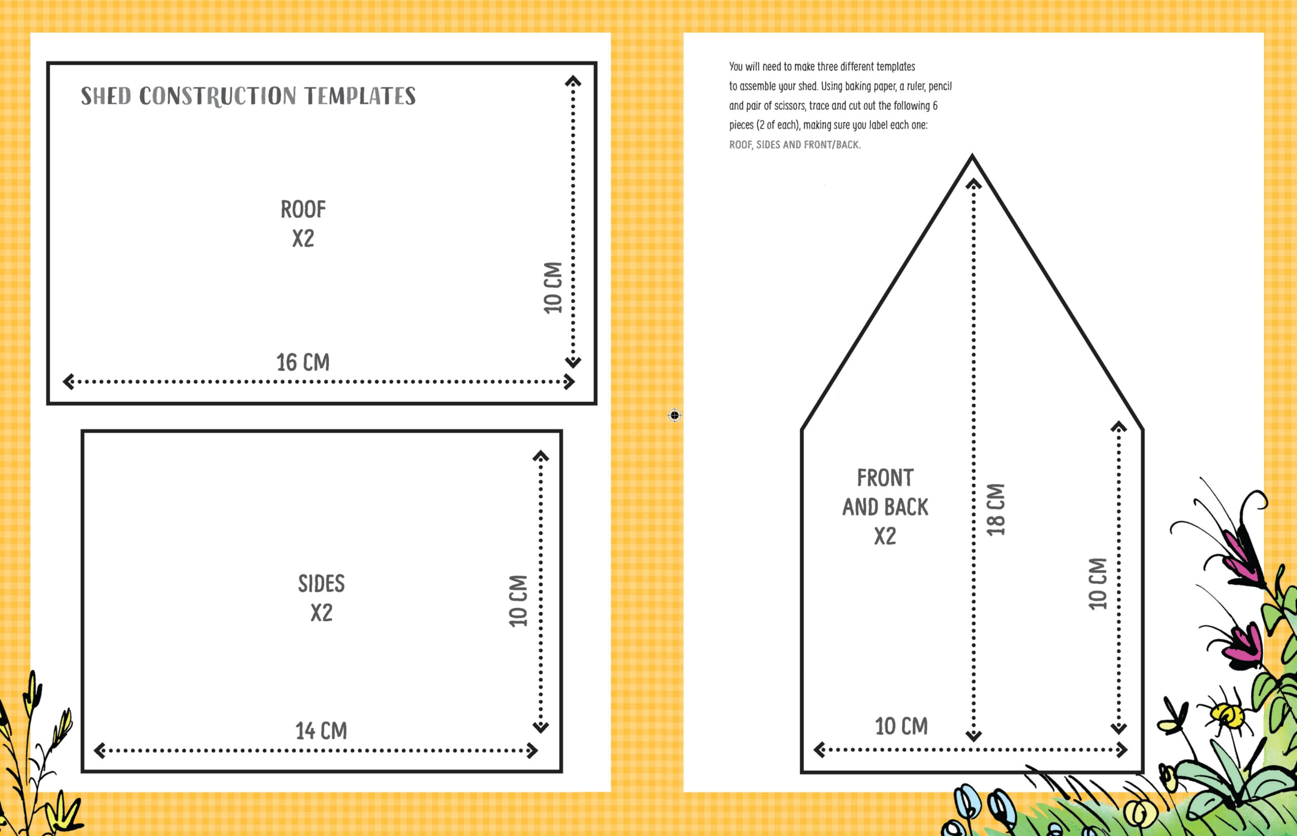 How To Build The Secret Seven&amp;#039;S Gingerbread Shed | Hachette Uk inside Gingerbread House Template Cm