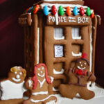 How To: Build Your Own Gingerbread Tardis — Sugared Nerd For Tardis Gingerbread House Template