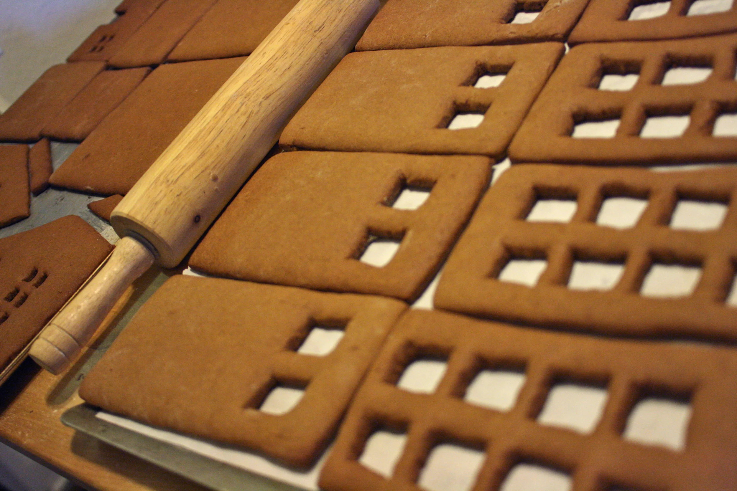 How To: Build Your Own Gingerbread Tardis — Sugared Nerd pertaining to Tardis Gingerbread House Template