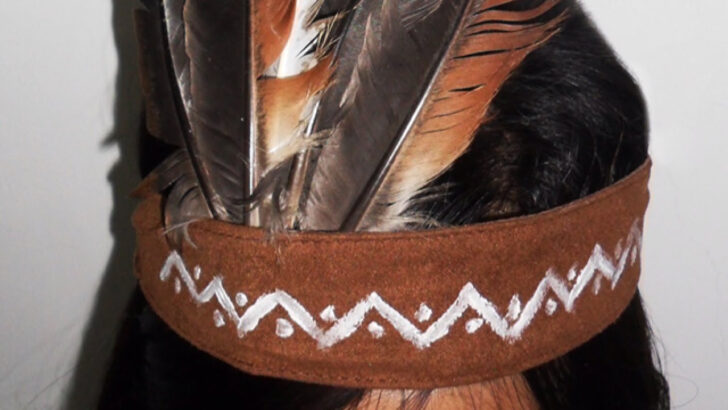 Feather For Indian Hat Template
