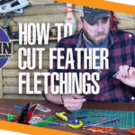 How To Cut Feather Fletchings   Traditional Archery Intended For A&A Feather Chopper Template