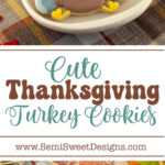 How To Decorate A Cute Thanksgiving Turkey Cookie With Royal Icing Regarding Turkey Cookie Template