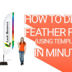How To Design Feather Flag Banners In Minutes Using Adobe Illustrator Or  Photoshop With Regard To Feather Flag Banner Template