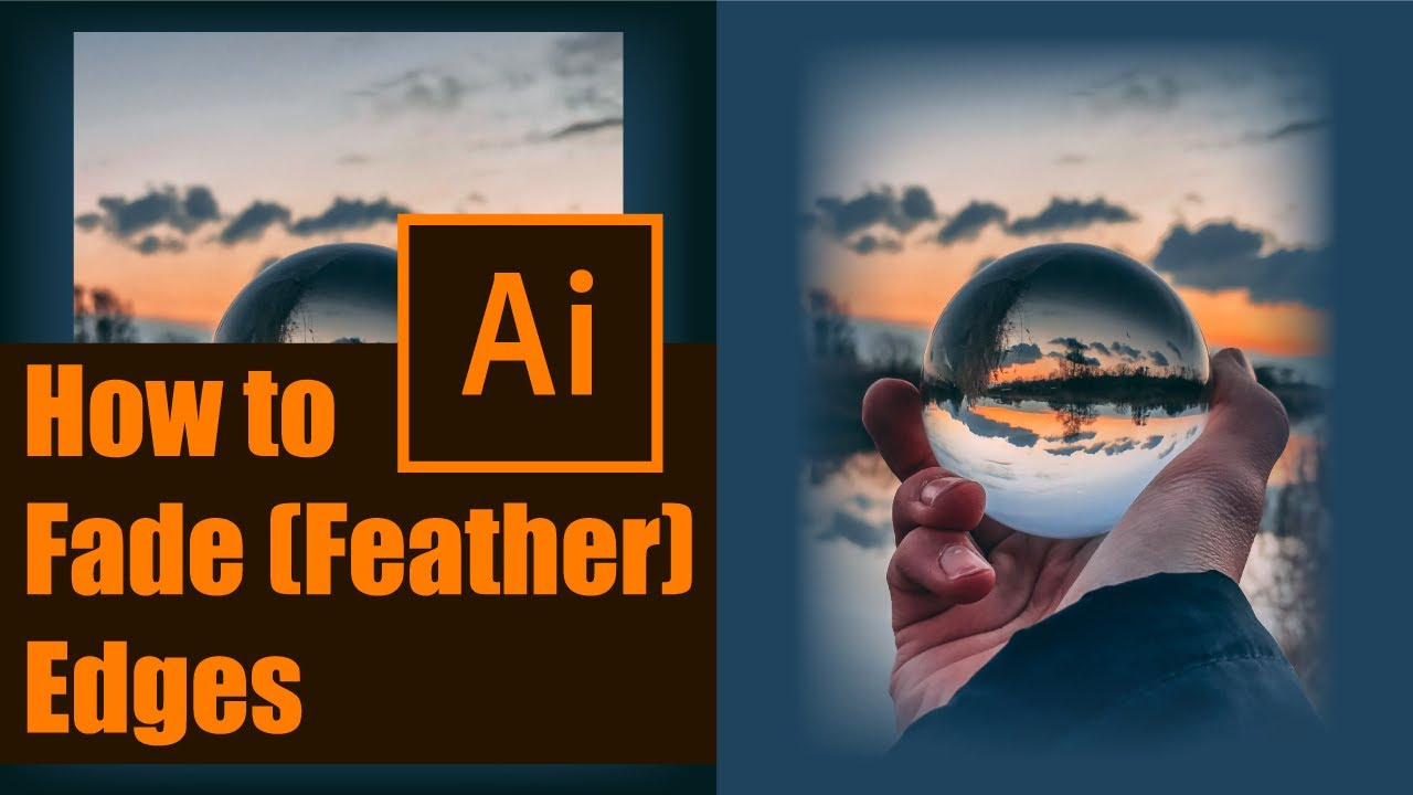 How To Fade (Feather) Edges In Illustrator | Tutorial regarding Fading Feather Template