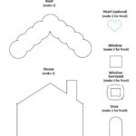 How To Make A Felt And Button Gingerbread House Ornament   Hubpages Pertaining To Gingerbread House Felt Template