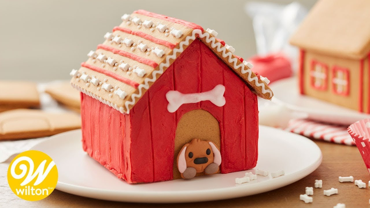How To Make A Gingerbread Dog House | Wilton pertaining to Gingerbread Dog House Template