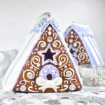 How To Make A Gingerbread House • Baste Cut Fold Within A Frame Gingerbread House Template