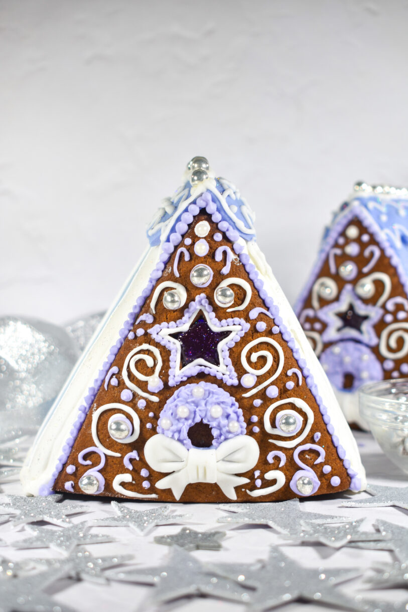How To Make A Gingerbread House • Baste Cut Fold within Teepee Gingerbread House Template