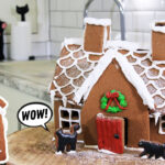 How To Make A Gingerbread House + Free Templates! Throughout Cool Gingerbread House Templates