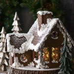 How To Make A Gingerbread House Recipe   Curly Girl Kitchen With Regard To Simple Large Gingerbread House Template