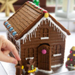 How To Make A Gingerbread House (Recipe Included) Inside Gingerbread House Recipe And Template Uk
