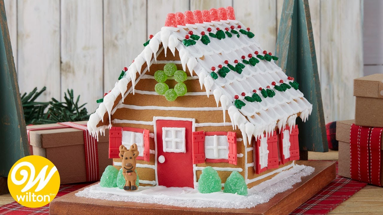 How To Make A Gingerbread House | Wilton pertaining to Wilton Gingerbread House Template