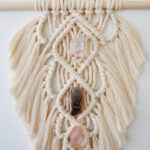 How To Make A Macrame Feather Wall Hanging (Tutorial) | Marching North Inside Diy Printable Macrame Feather Template