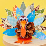 How To Make A Pinecone Turkey For Thanksgiving | Welcome To Nana'S Regarding Free Printable Pinecone Turkey Template