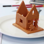 How To Make A Polymer Clay Gingerbread House Inside Clay Gingerbread House Template