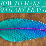 How To Make A String Art Feather Regarding String Art Template Jpg Feather