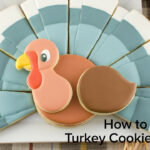 How To Make A Turkey Cookie Platter In First Palette Turkey Template