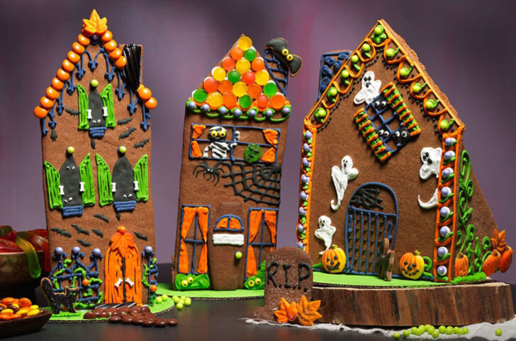 Halloween Gingerbread House Template