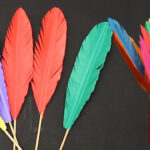 How To Make Paper Feathers | Diy Crafts Regarding Construction Paper Feather Template