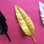 How To Make Paper Feathers | Diy Paper Feather Making Stepstep | Full  Tutorials With Regard To Cardboard Feather Template