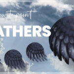 How To Paint Feathers (The Easy Way!)• 30 Days Of Digital Art 2022 With Paint Feather Template