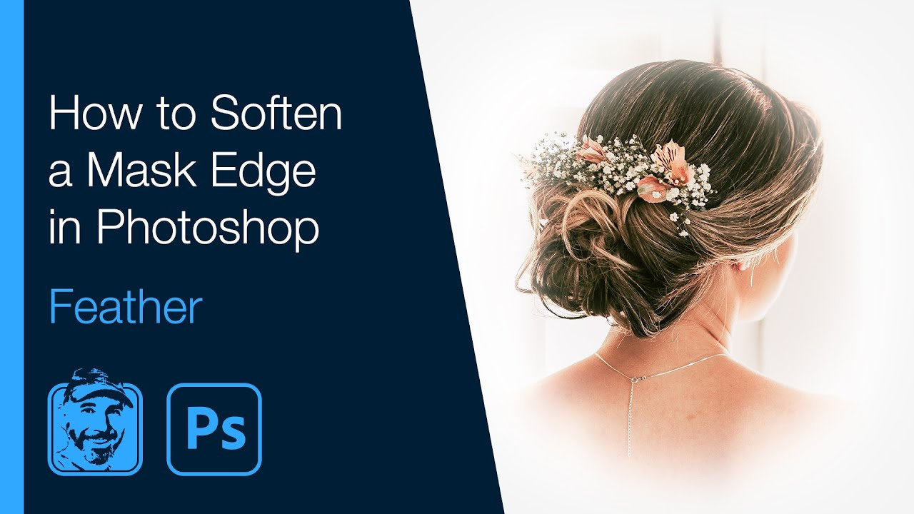 How To Soften A Mask Edge In Photoshop (Feather) for Mask Feather Template Photoshop