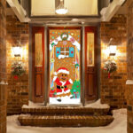 Howaf Gingerbread House Door Cover, Christmas Decorations, 72×30 For Gingerbread House Door Template