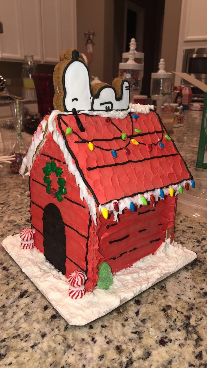 Dog House Gingerbread Template