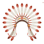 Indian Feather Headdress Illustration Vector Download For Indian Feather Headdress Template