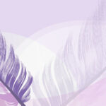 Lavender Feathers Background Vector Download Intended For Feather Background Template