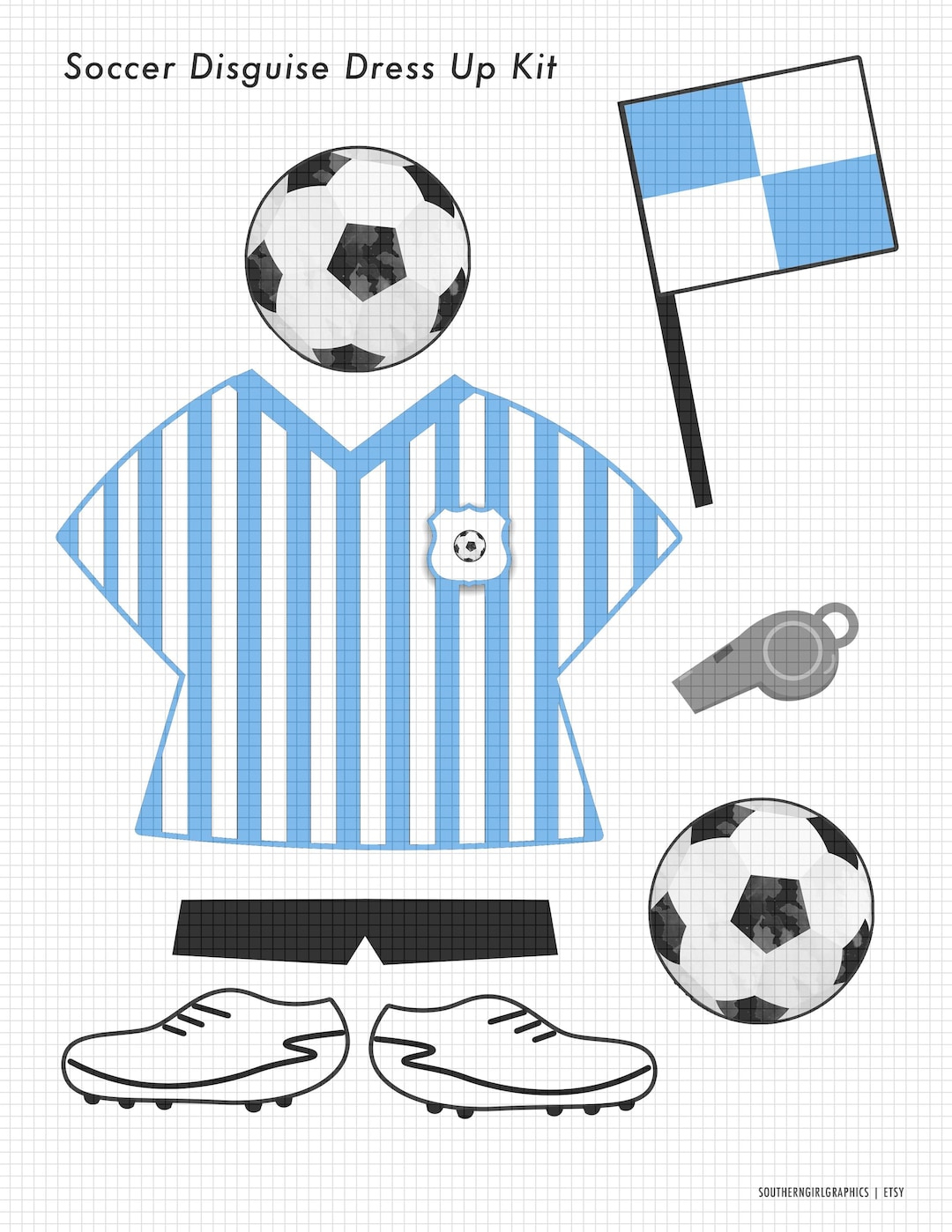 Light Blue Soccer Turkey Disguise Clip Art - Blue And White, Soccer with regard to Free Elsie Turkey Disguise Template