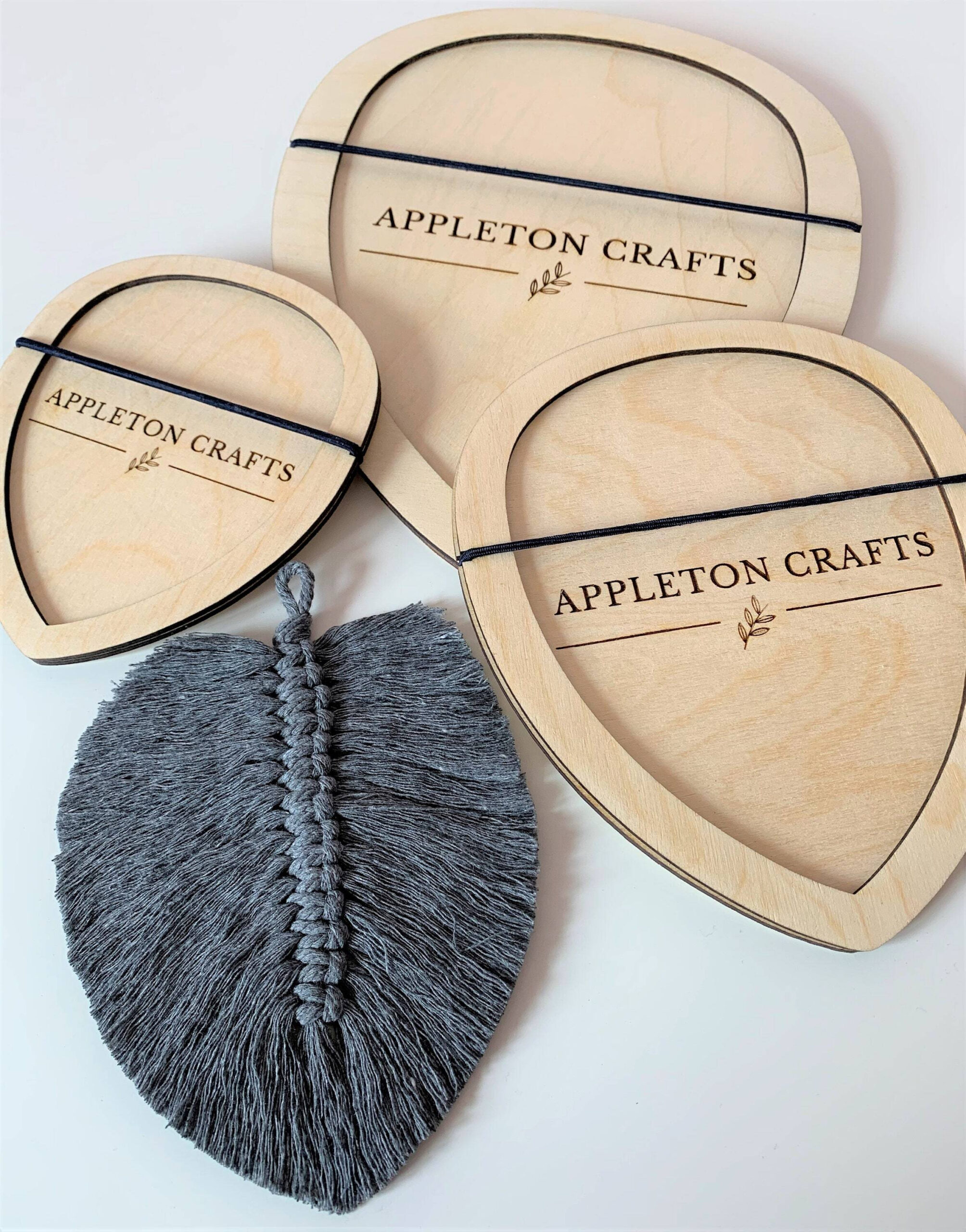 Macrame Leaf &amp;amp; Feather Cutting Template / Macrame Wall Hanging regarding Macrame Leaf and Feather Cutting Template