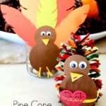 Make A Pinecone Turkey Craft With Our Free Printable!   Momdot Throughout Pine Cone Turkey Craft Template