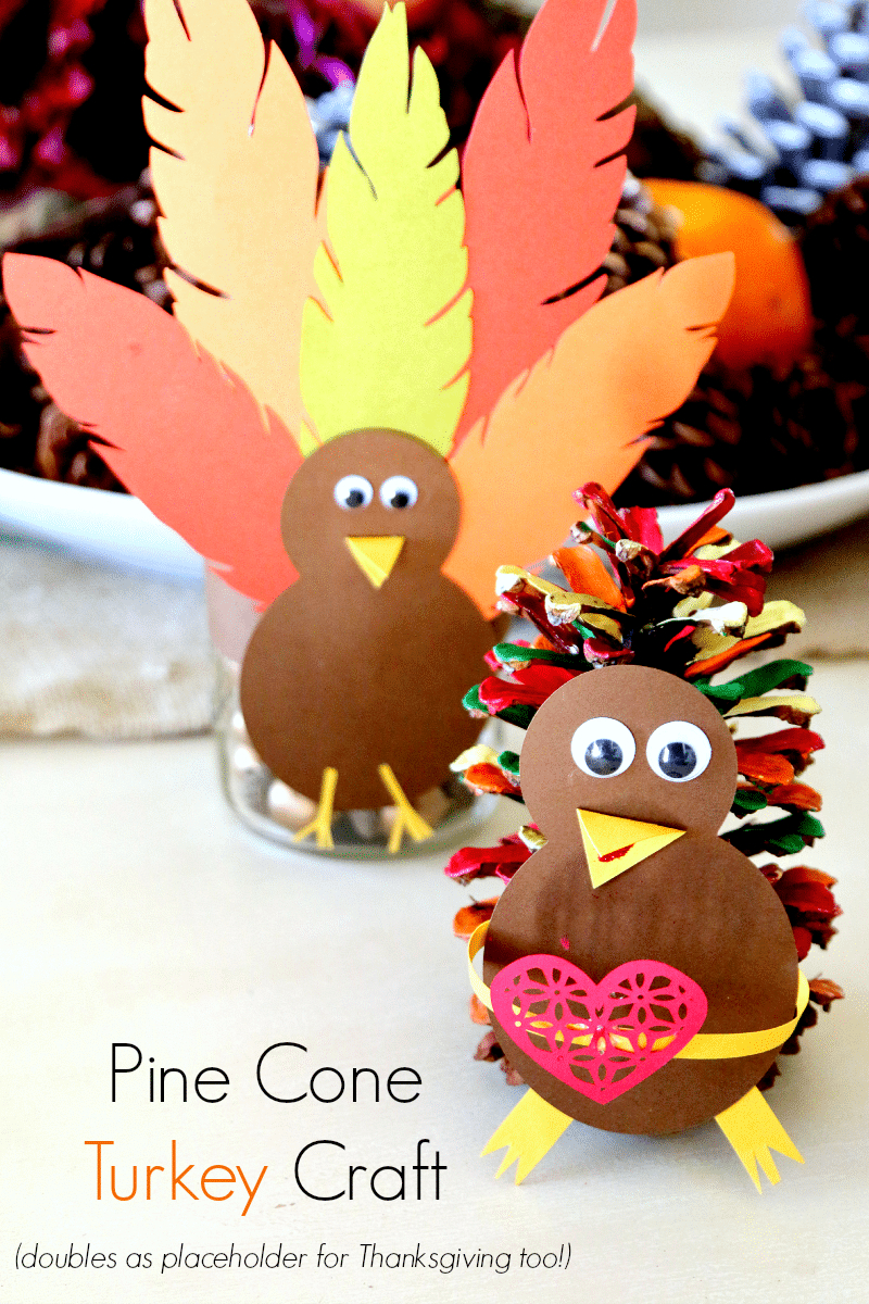 Make A Pinecone Turkey Craft With Our Free Printable! - Momdot throughout Pine Cone Turkey Craft Template