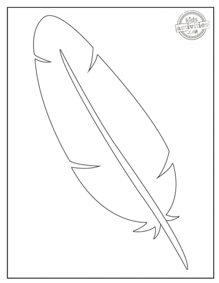 Free Turkey Feather Hat Template